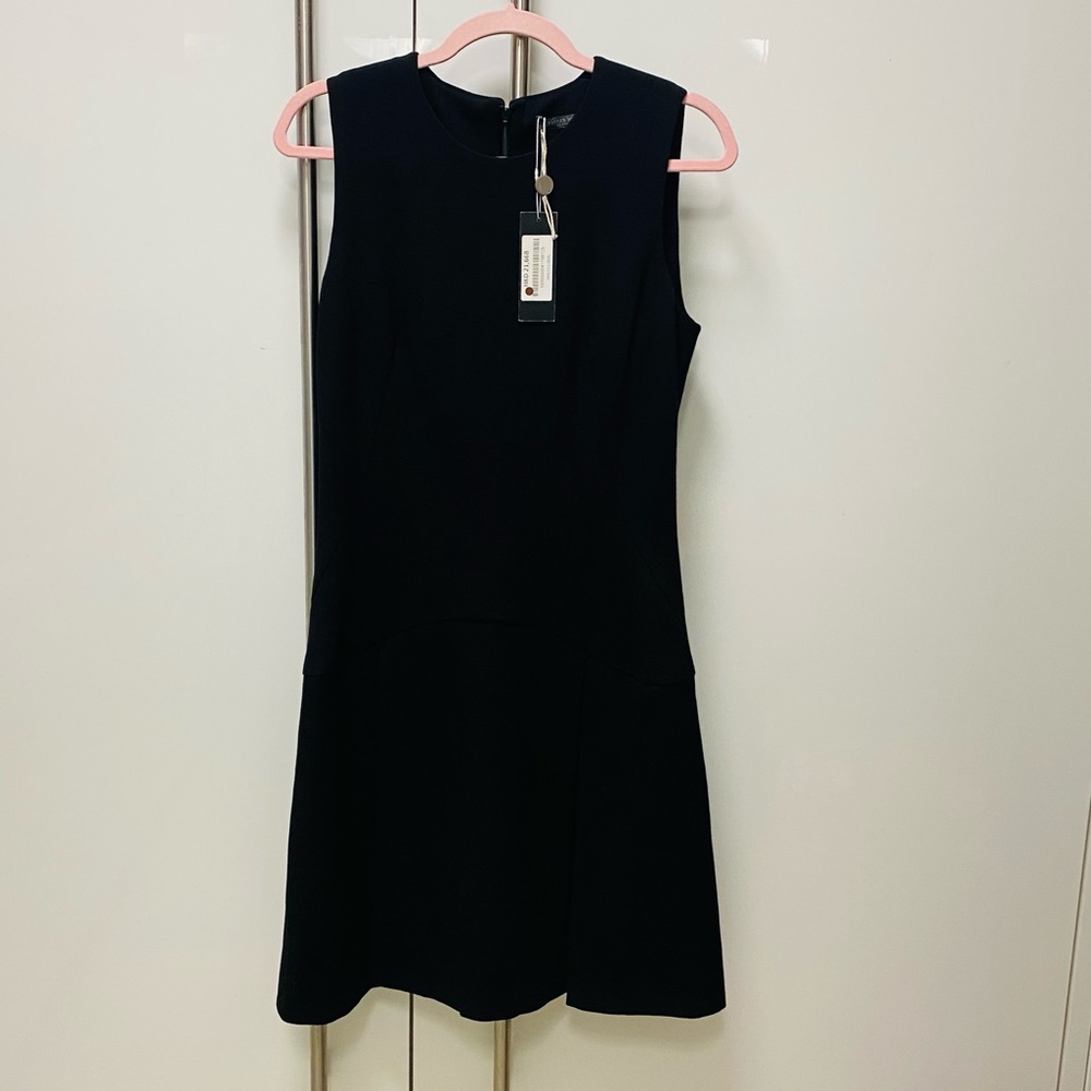 NWT Alexander McQueen Black Sheath Dress Lined Wool Size 10. New $6000 - Picture 1 of 9